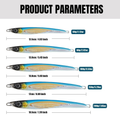 THEOS Premium Metal Jig Lure for Saltwater Fishing | 60g–200g