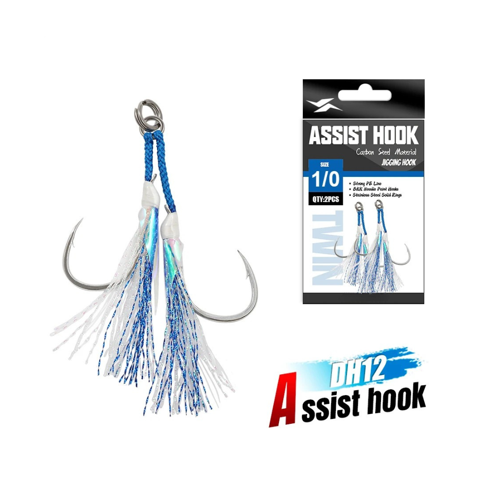 Premium Twin Assist Fishing Hooks