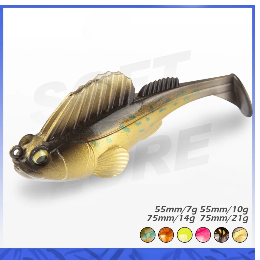 Realistic Paddle Tail Swimbait