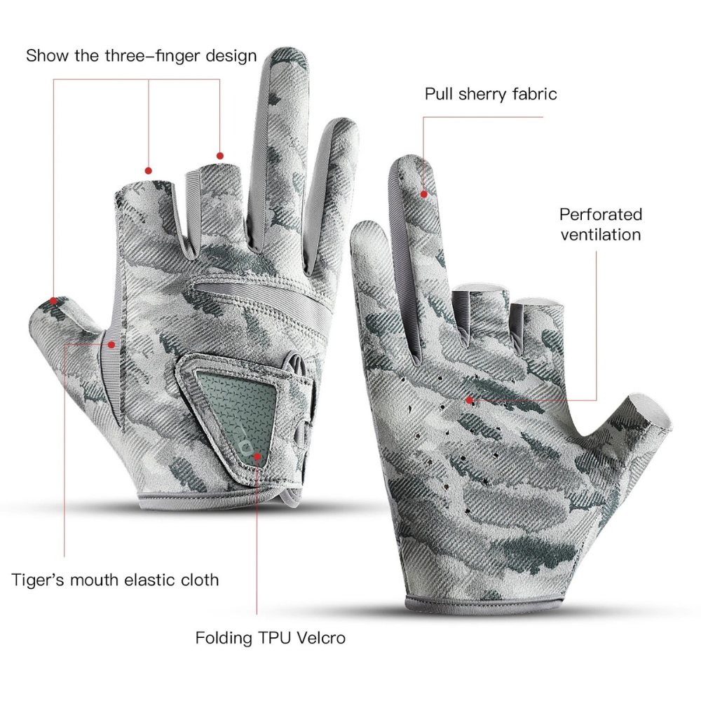 ProGrip 3-Finger Fishing Gloves