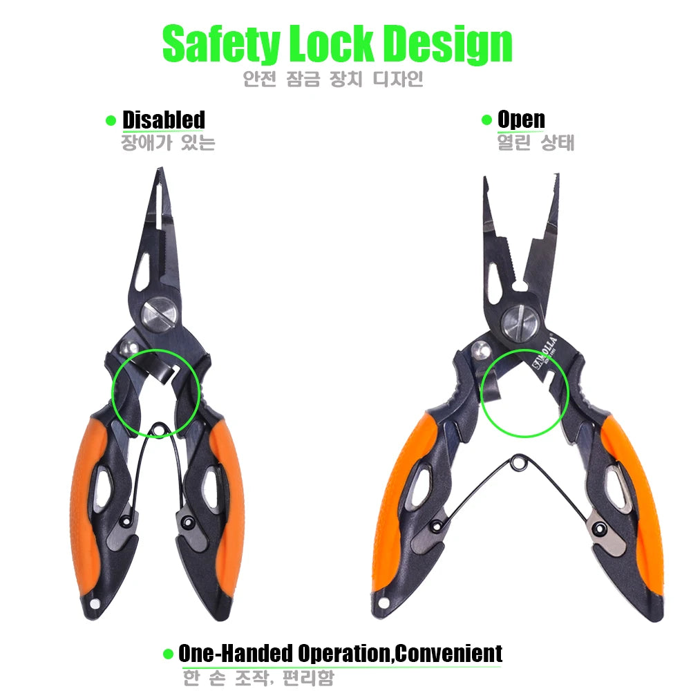 Pro Fishing Pliers & Line Cutter Tool