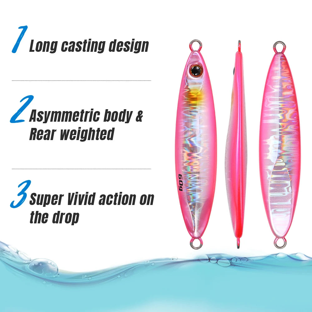 Premium Glow Metal Jig Lure