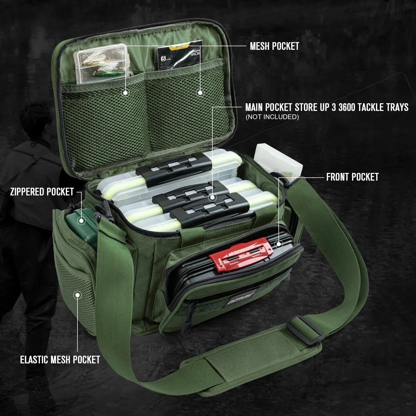 AdventurePro Fishing Gear Backpack