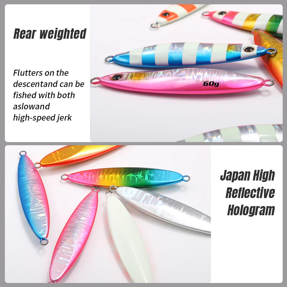 Premium Glow Metal Jig Lure