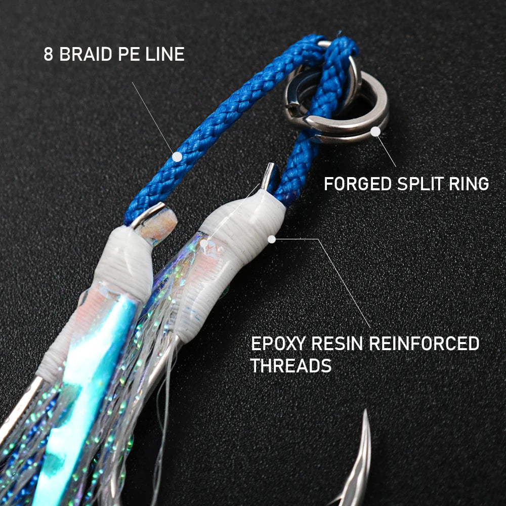 Premium Twin Assist Fishing Hooks