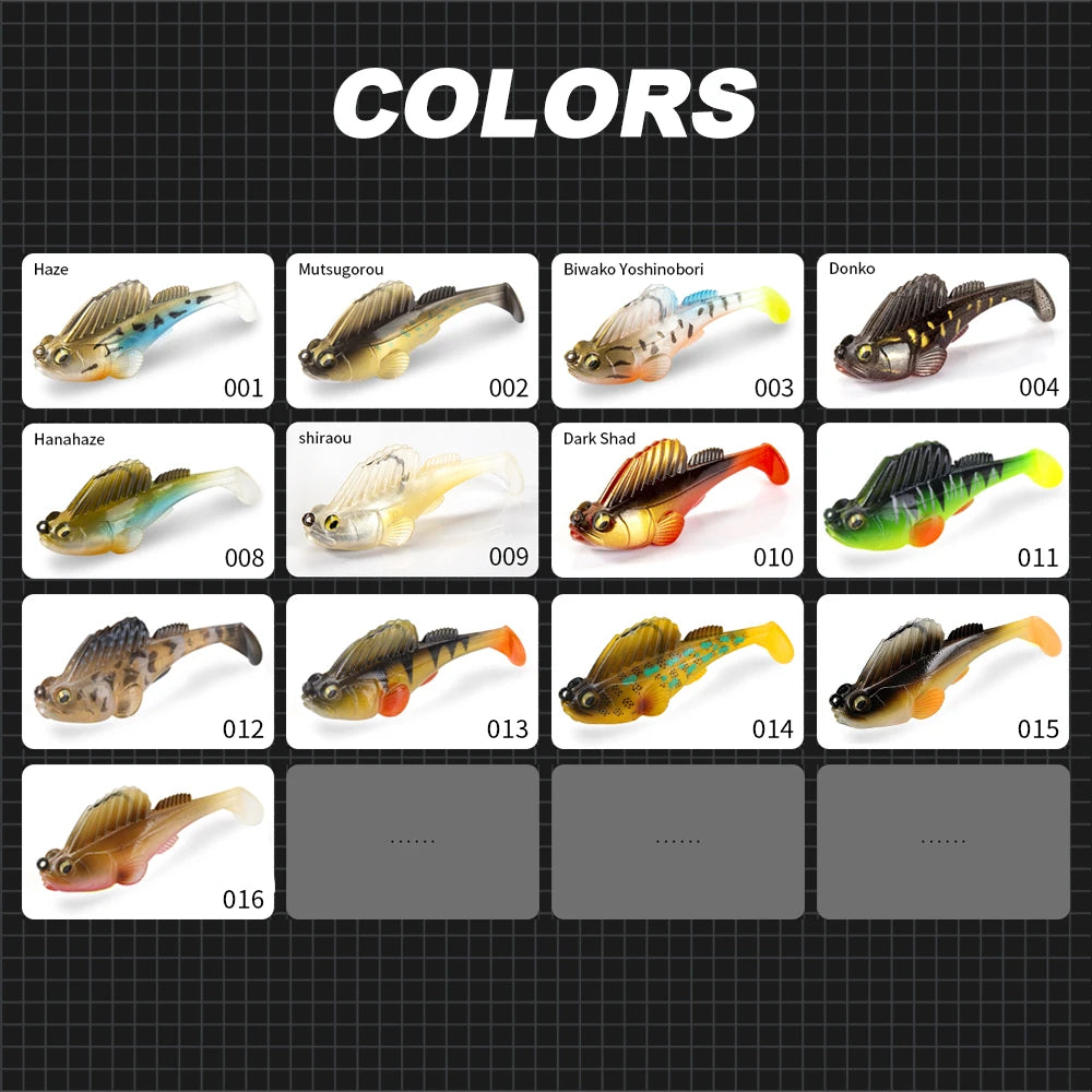 Realistic Paddle Tail Swimbait