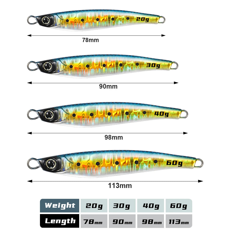 Premium Shore Casting Metal Jig Lure