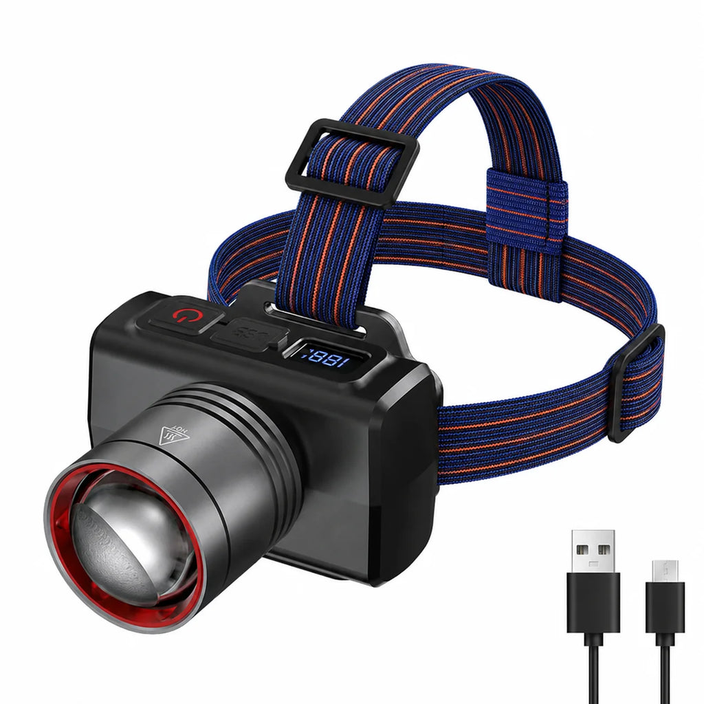 NightCast Rechargeable LED Headlamp